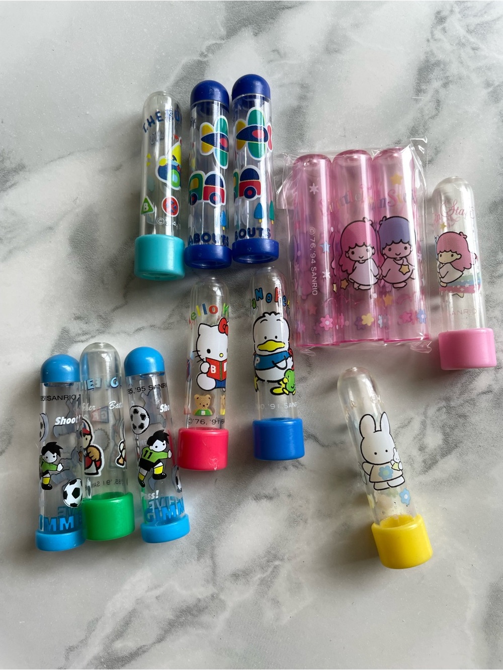 Vintage Sanrio Characters Pencil Caps 90s